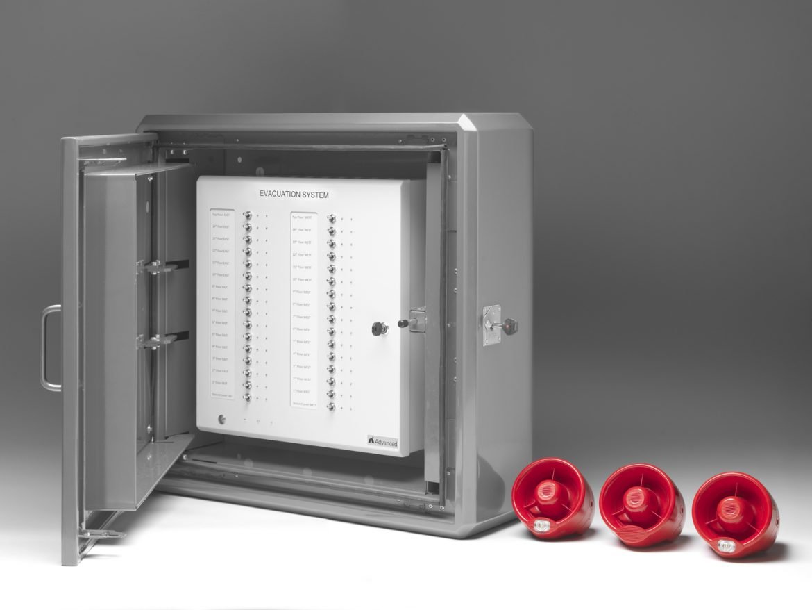 Evacuation Alert System, Gurda enclosure and sounders