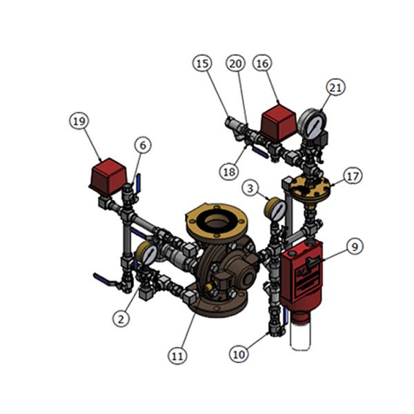 Electro-Pneumatic ON OFF Deluge Valve VD D EP