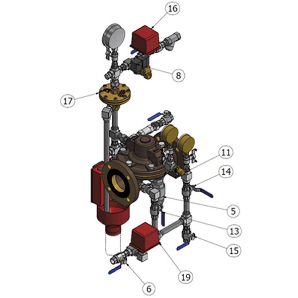 Electro-Pneumatic ON OFF Deluge Valve VD D EP